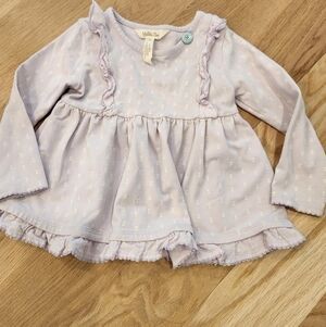 Matilda Jane Lavender Long Sleeve Ruffle Top